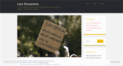 Desktop Screenshot of livrepensamento.com