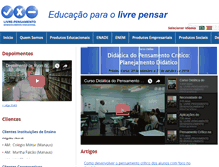 Tablet Screenshot of livrepensamento.com.br